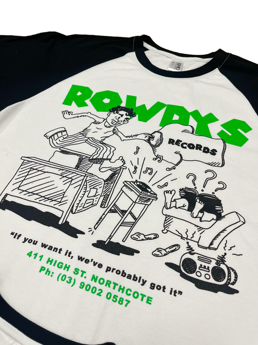 ROWDYS BALLROOM RAGLAN TSHIRT