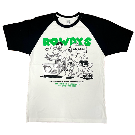 ROWDYS BALLROOM RAGLAN TSHIRT