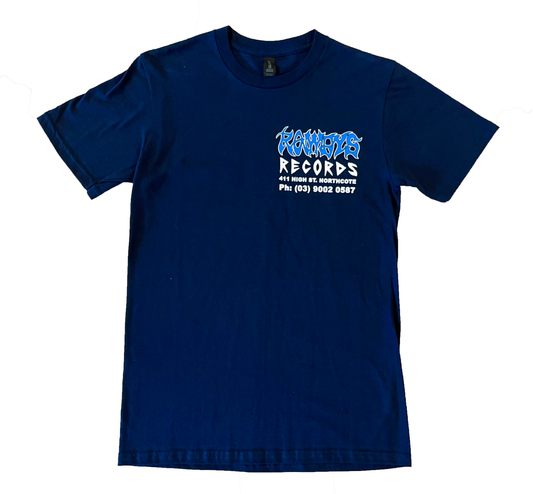 ROWDYS NAVY LOGO TSHIRT