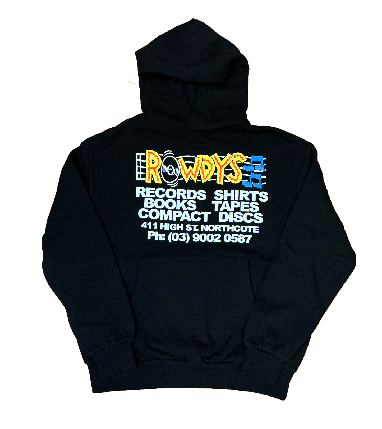 ROWDYS OG YELLOW LOGO HOODIE