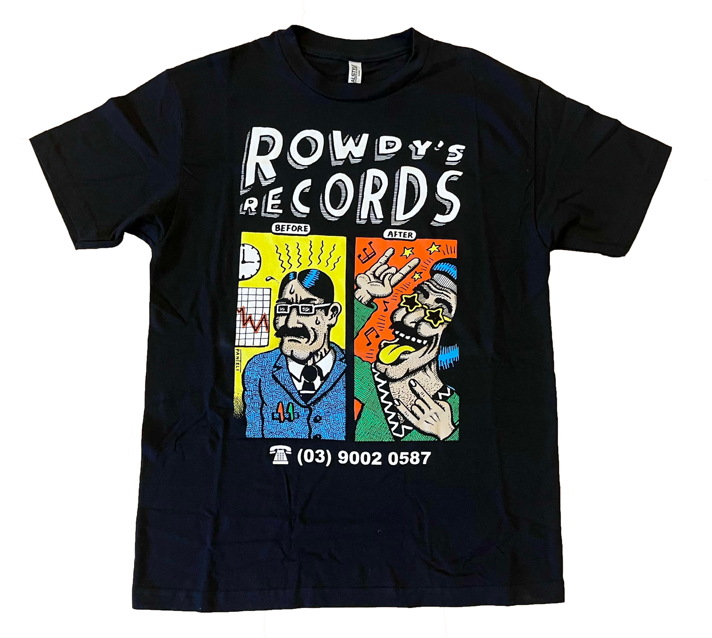 ROWDYS PANTELLI BEFORE/AFTER TSHIRT