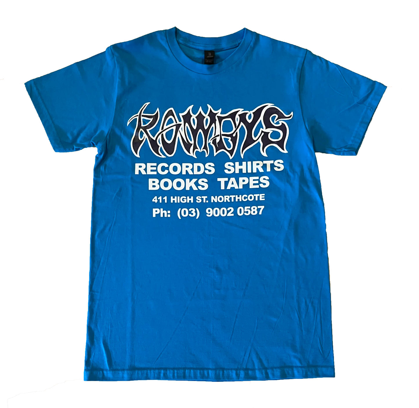 ROWDYS SAPPHIRE BLUE LOGO TSHIRT