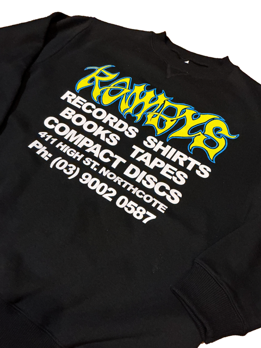 ROWDYS YELLOW LOGO CREW