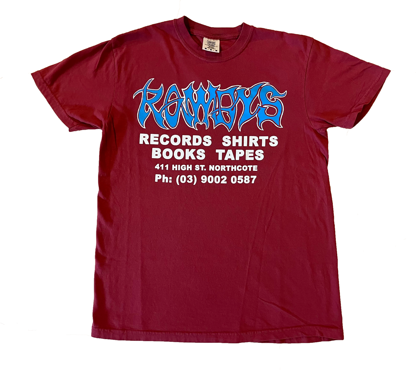 ROWDYS MAROON LOGO TSHIRT