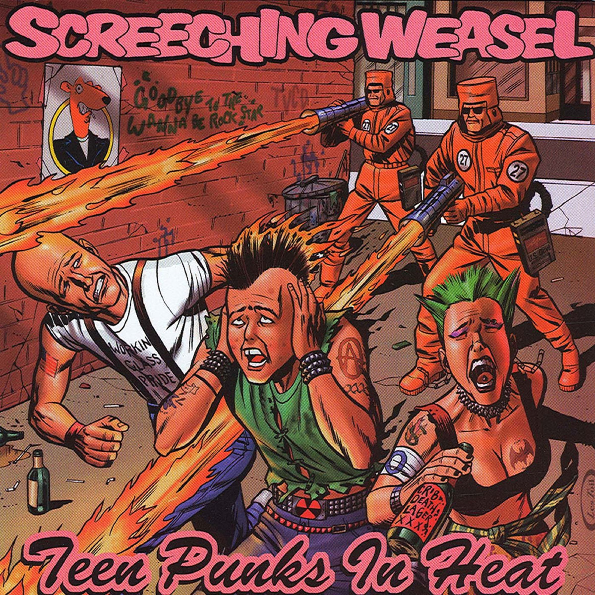 SCREECHING WEASEL 'Teen Punks In Heat' LP