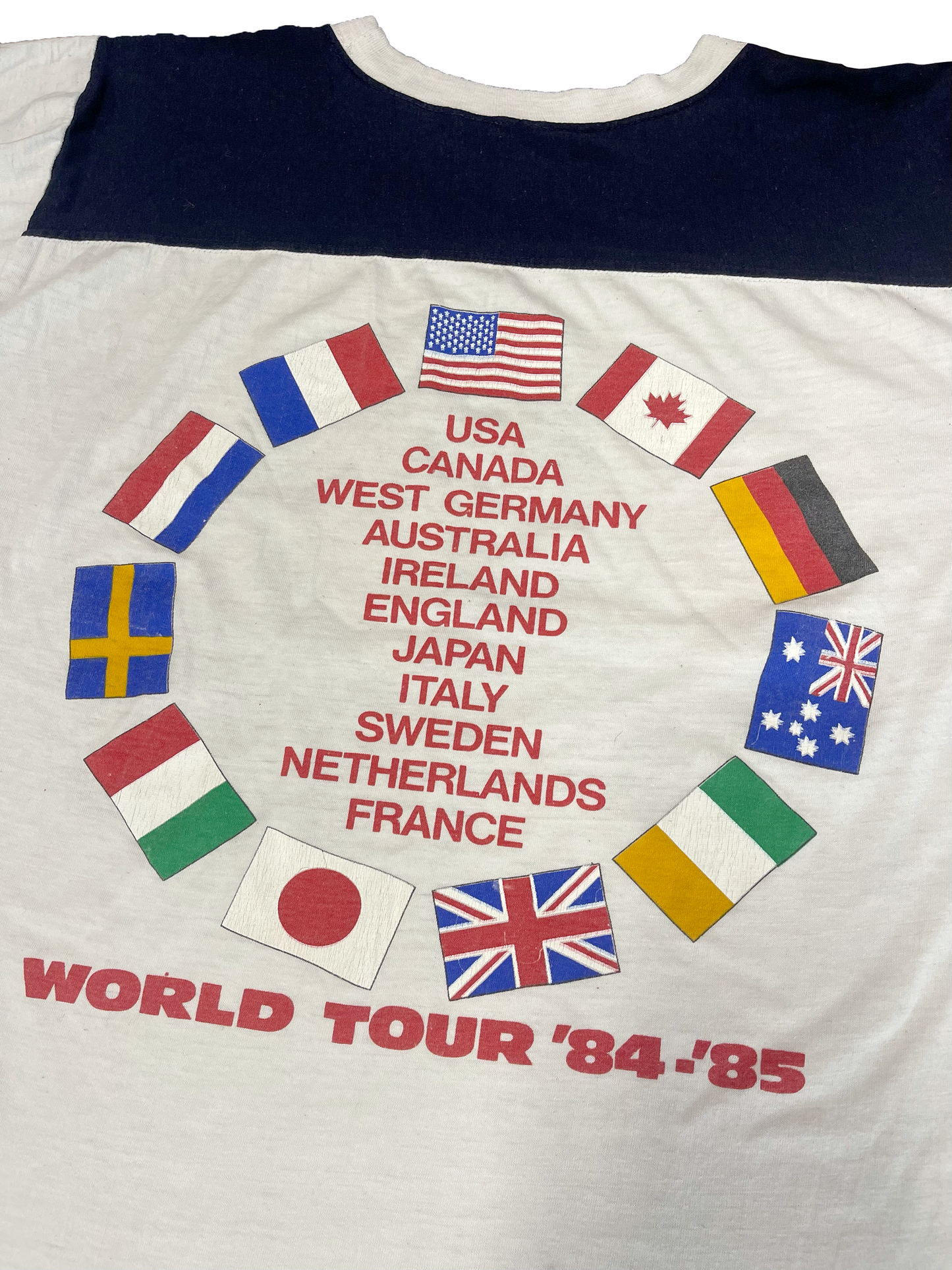 BRUCE SPRINGSTEEN 'World Tour 84-85' PRE-LOVED TSHIRT (L)