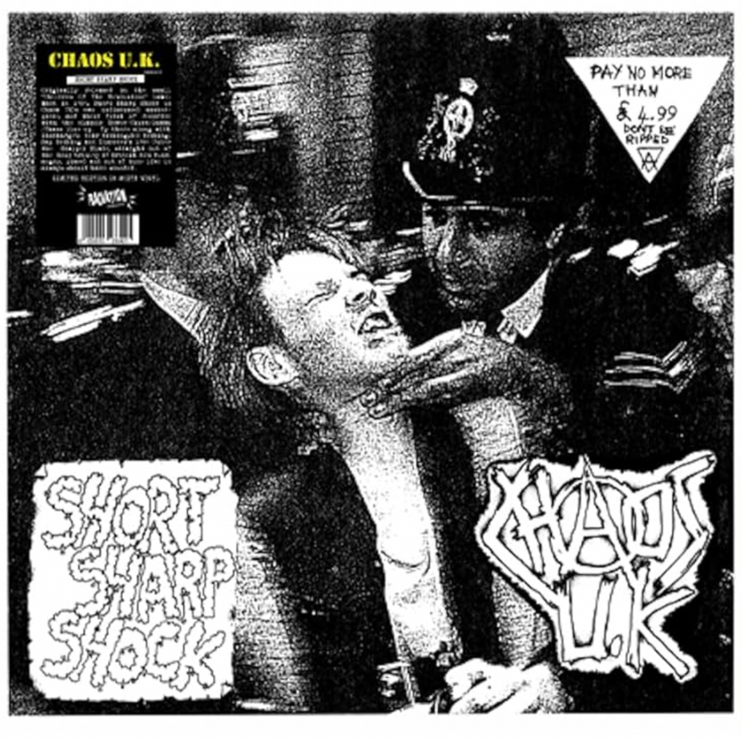 CHAOS UK 'Short Sharp Shock' LP