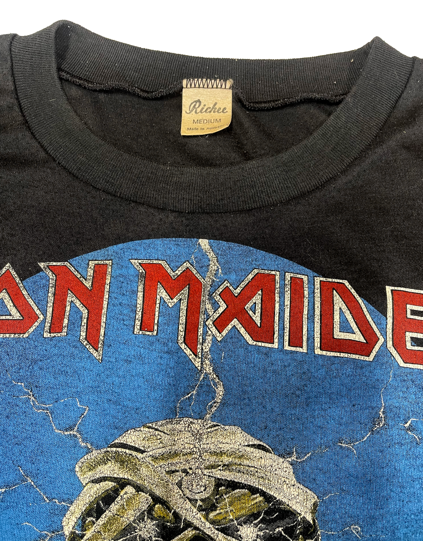 IRON MAIDEN 'World Slavery Tour 84-85' PRE-LOVED TSHIRT (M)