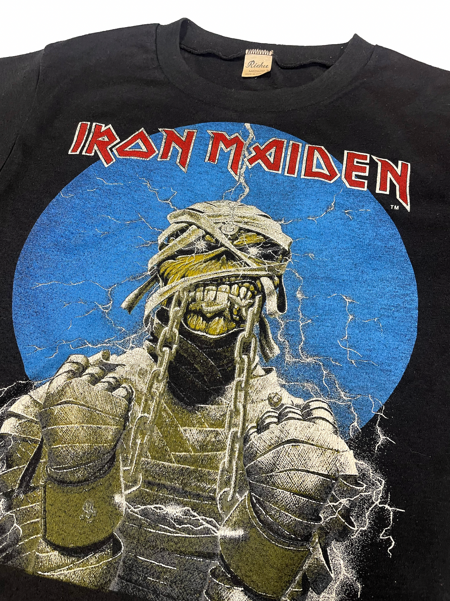 IRON MAIDEN 'World Slavery Tour 84-85' PRE-LOVED TSHIRT (M)