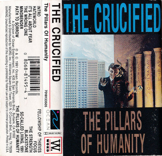 THE CRUCIFIED 'The Pillars of Humanity' CASSETTE