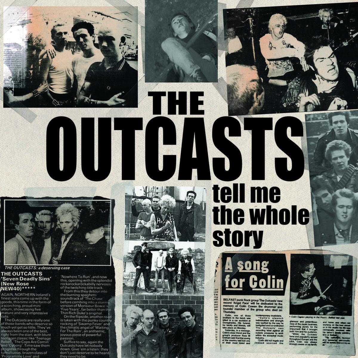 THE OUTCASTS 'Tell Me The Whole Story' 2LP