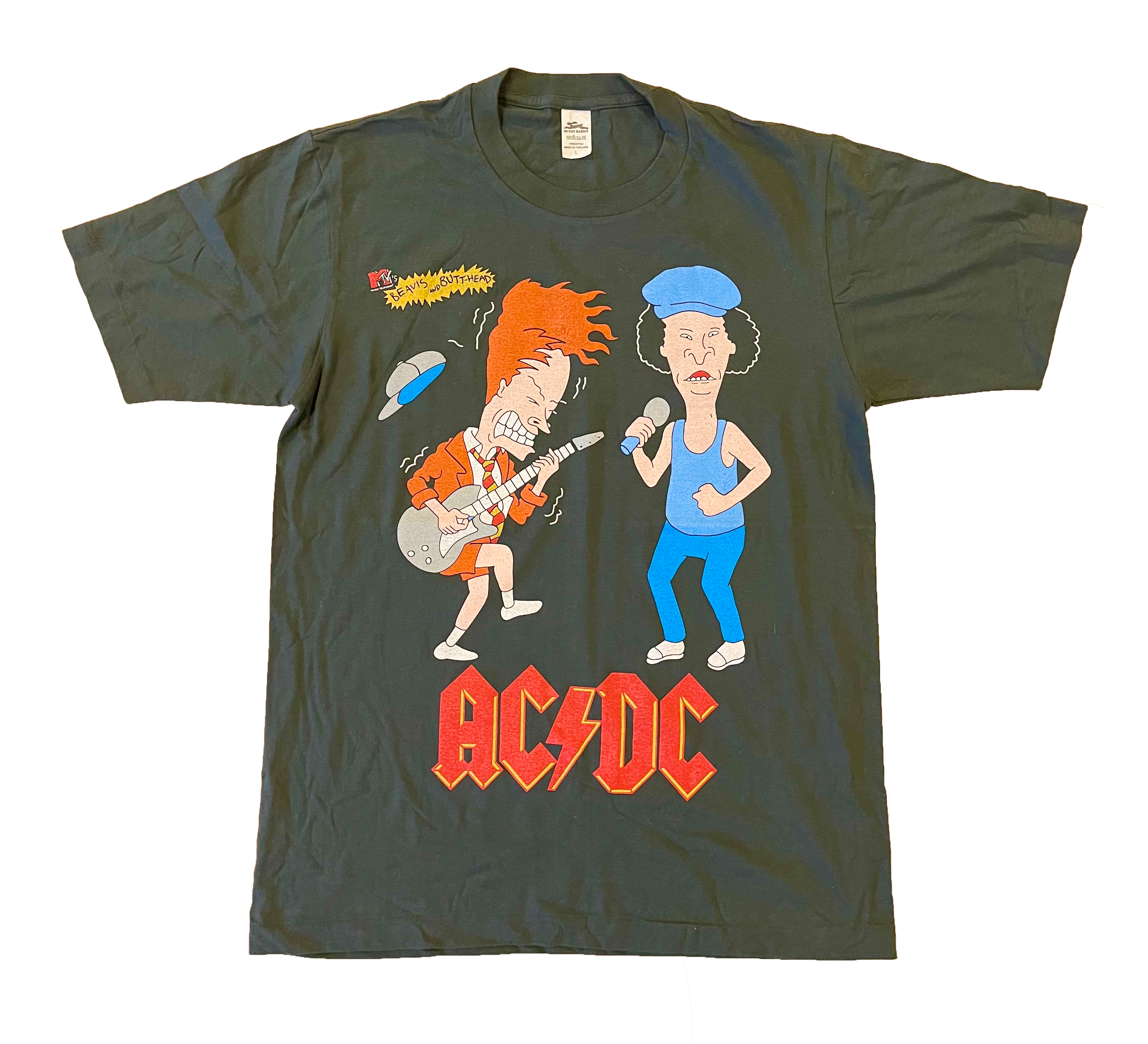 AC/DC BEAVIS & BUTTHEAD PRE-LOVED TSHIRT (L) – ROWDYS RECORDS