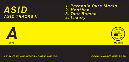 ASID 'Asid Tracks II' CASSETTE