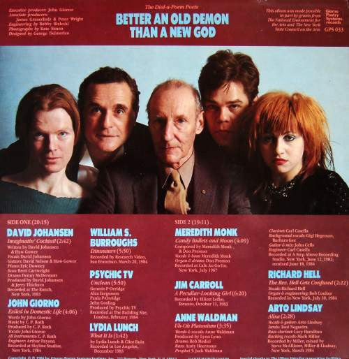 VARIOUS 'Better An Old Demon Than A New God' LP (1984 US)