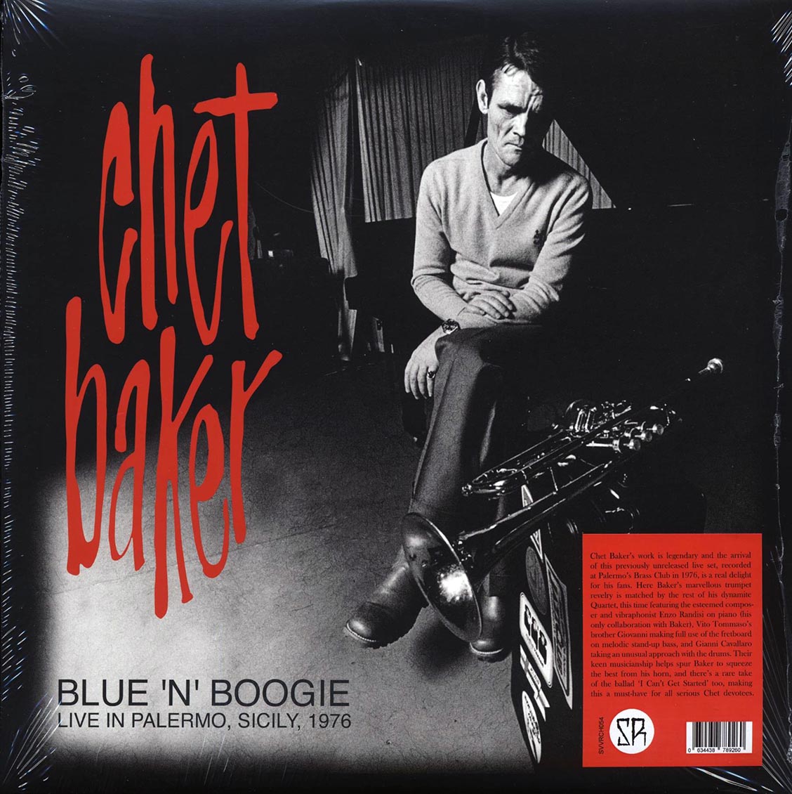 CHET BAKER QUARTET 'Blue N Boogie: Live n Palermo, Sicily, 1976' LP
