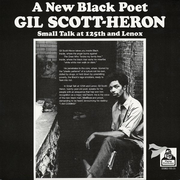 GIL SCOTT-HERON 'A New Black Poet: Small Talk at 125th & Lenox' LP