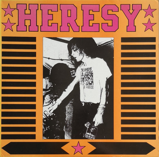 HERESY / CONCRETE SOX 's/t Split' LP (1987 UK)