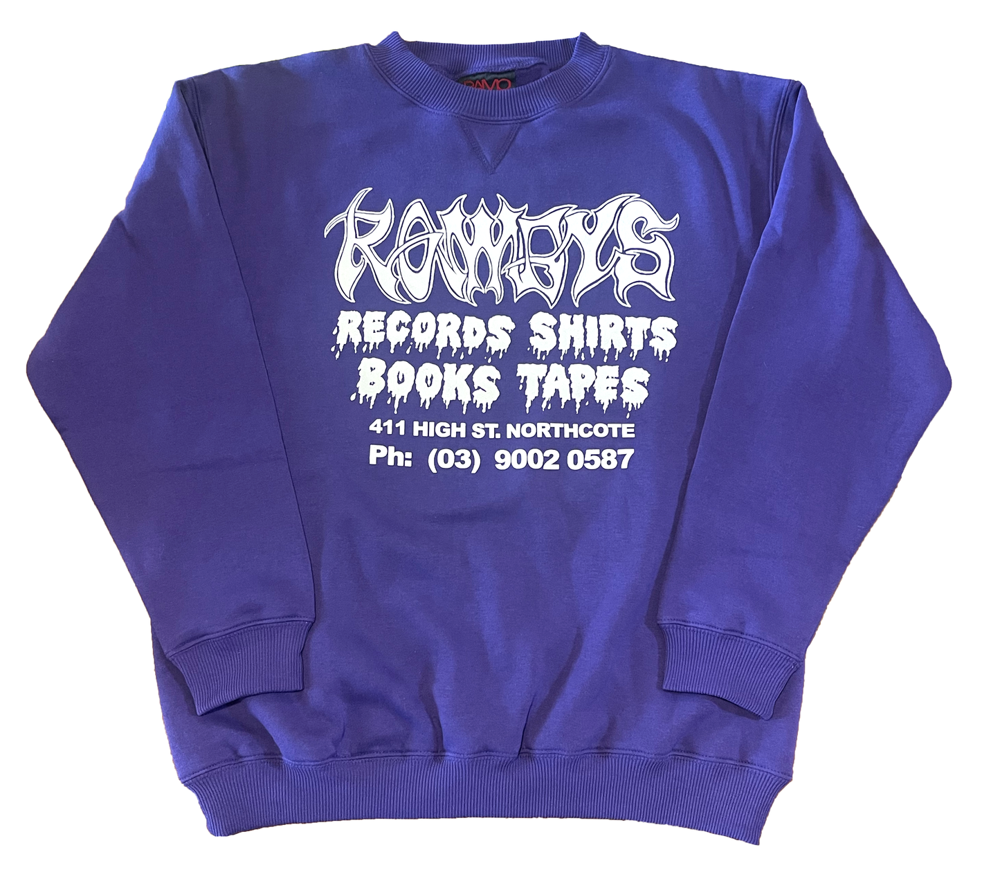ROWDYS PURPLE LOGO CREW